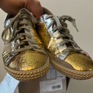 Golden Goose Superstar Gold Silver Half-Ten Stunds sneaker